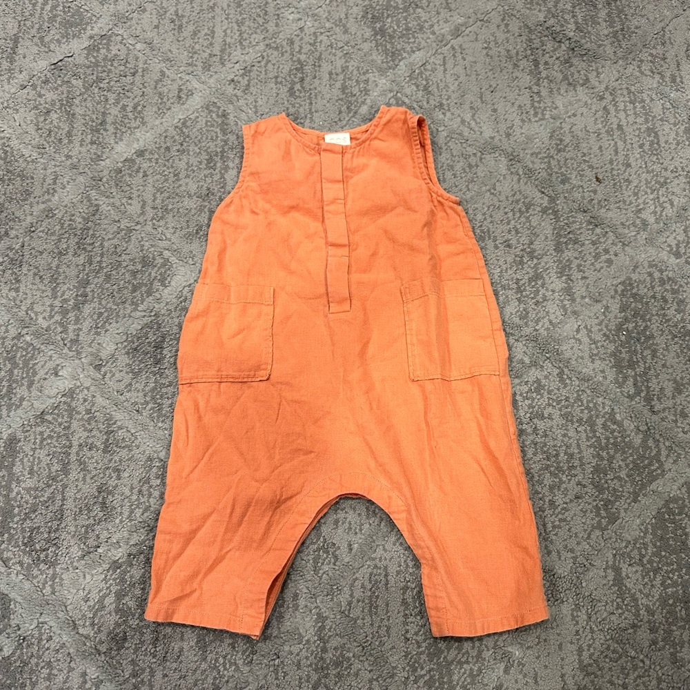 COS Orange One Piece Jumpsuit 4-6 Months